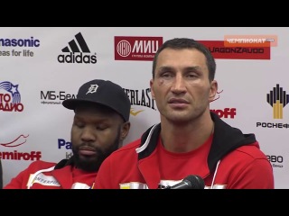 wladimir klitschko - about the victory in the duel against alexander povetkin